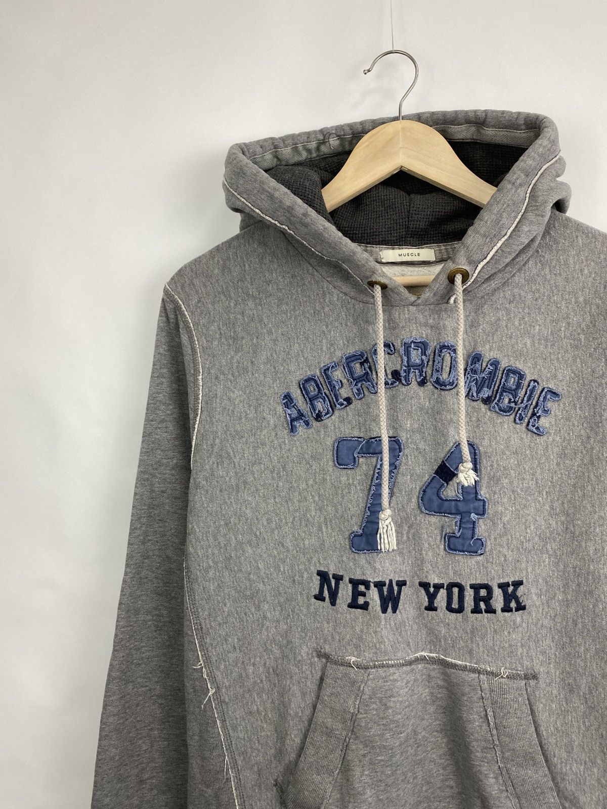 Abercrombie & Fitch 🇺🇸 Y2K Abercrombie Fitch New York Hoodie Opium Style Rare Size US M / EU 48-50 / 2 - 2 Thumbnail