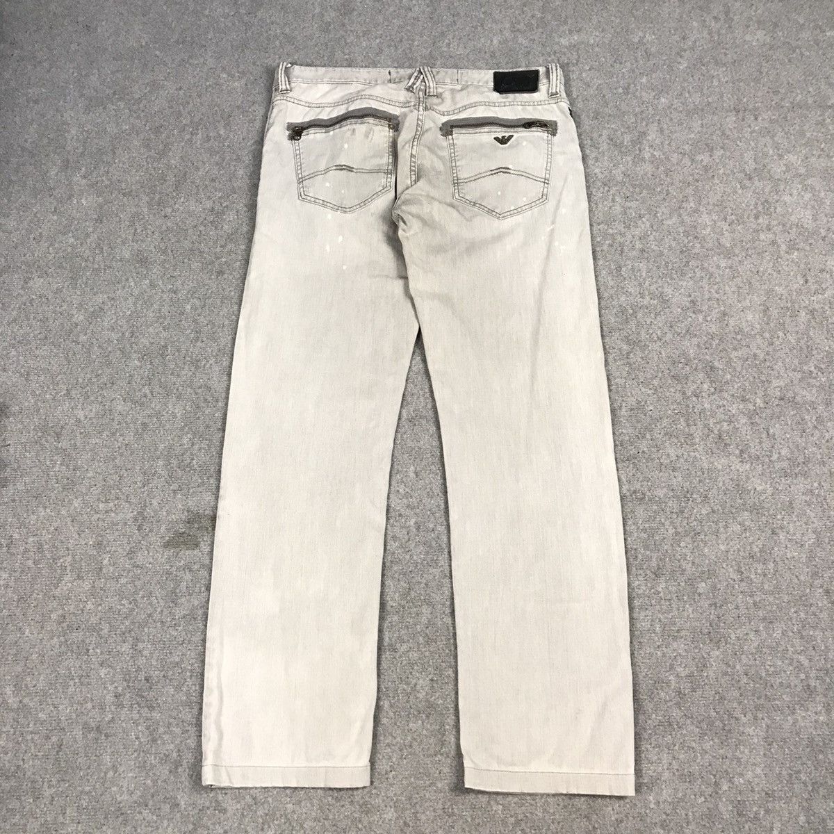 Armani × Emporio Armani × Japanese Brand ARMANI JEANS LIGHT WASH FADED DENIM PANTS Size US 34 / EU 50 - 7 Thumbnail