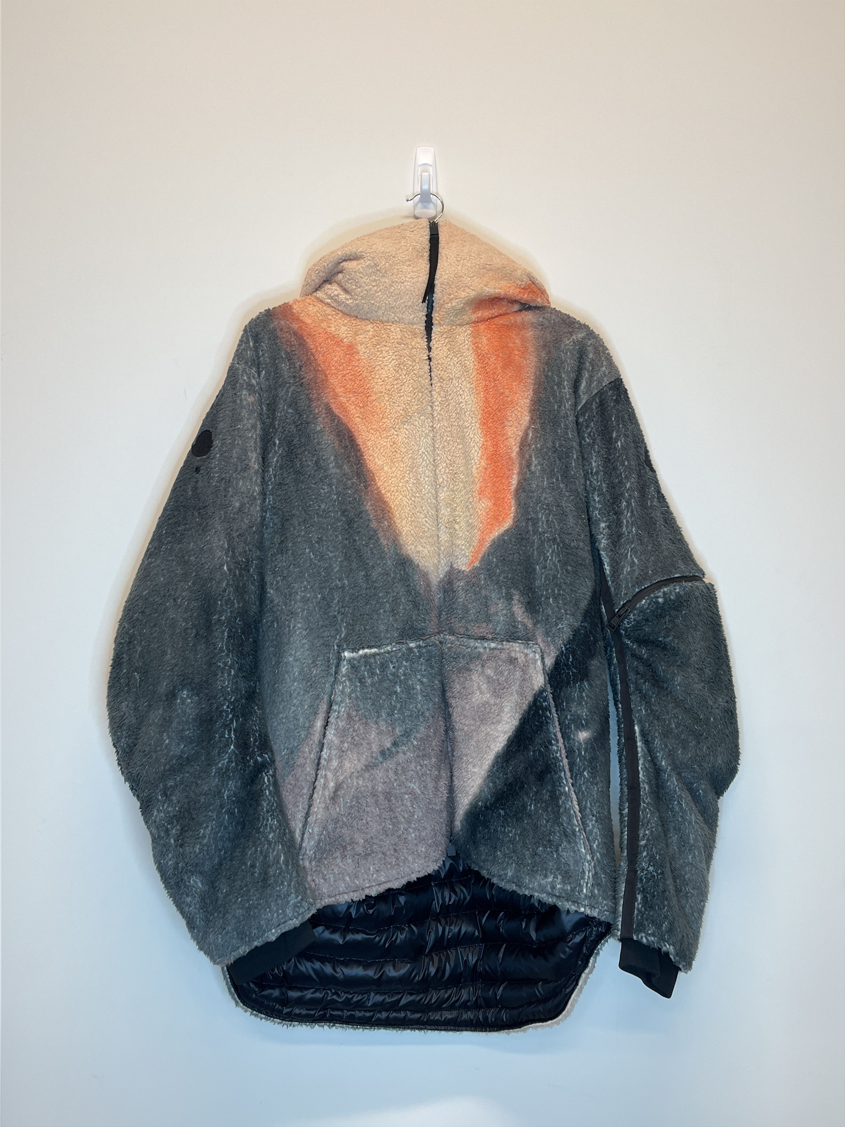 1017 ALYX 9SM × Moncler Printed Fleece Goose Down Coat Size US XXL / EU 58 / 5 - 1 Thumbnail