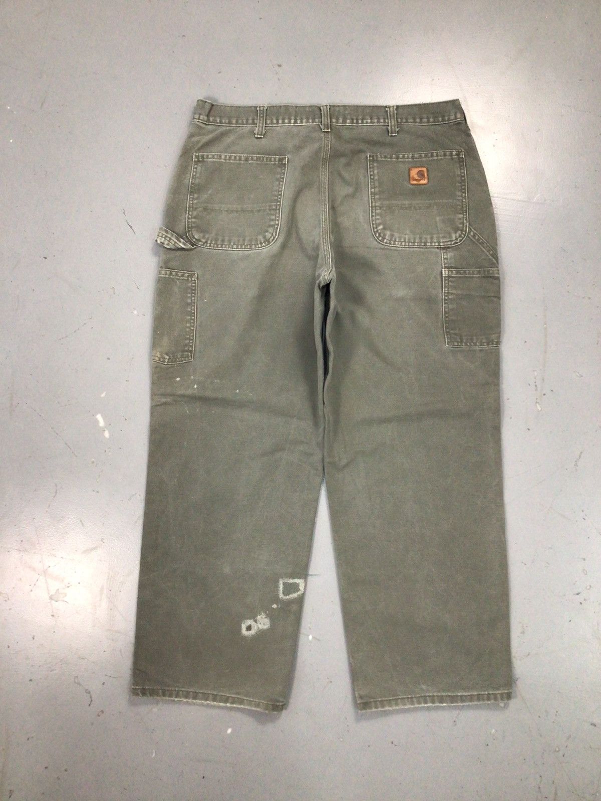 Carhartt × Vintage Vintage moss green Carhartt B11 mos denim Size US 38 / EU 54 - 4 Thumbnail