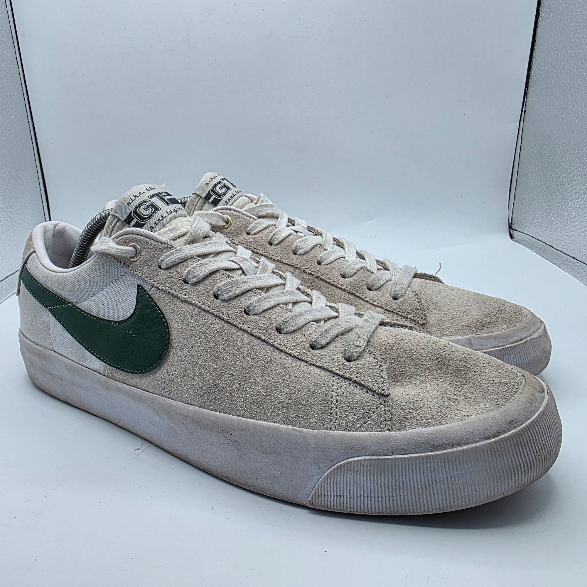 Nike SB Zoom Blazer Pro GT Mens SIze 12 White Green Sneaker