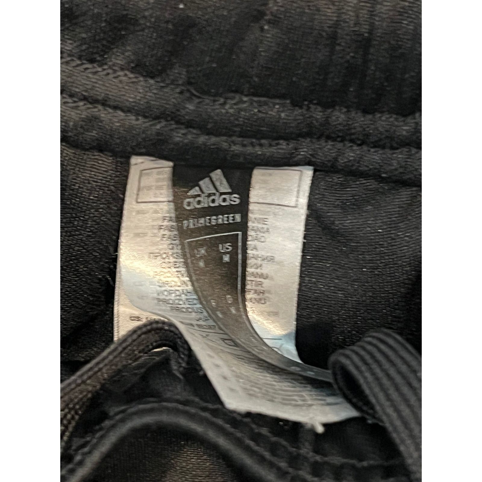 Adidas Adidas Black White Zippered Ankle Joggers Mens Med Size US 34 / EU 50 - 3 Thumbnail