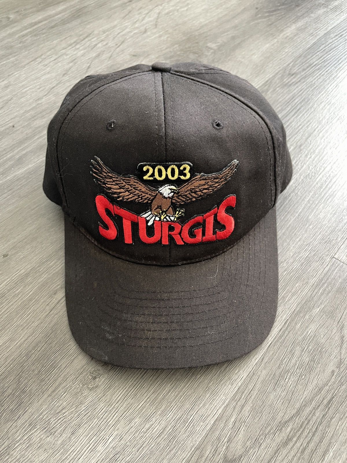 Vintage Vintage 2003 Sturgis “Eagle” SnapBack Hat (Sz.OS) Size ONE SIZE - 1 Thumbnail