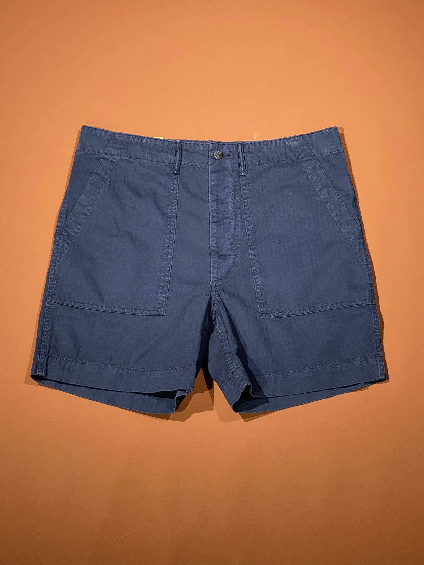 RRL Ralph Lauren RRL Thirteen Star Herringbone Shorts Size US 33 - 1 Thumbnail