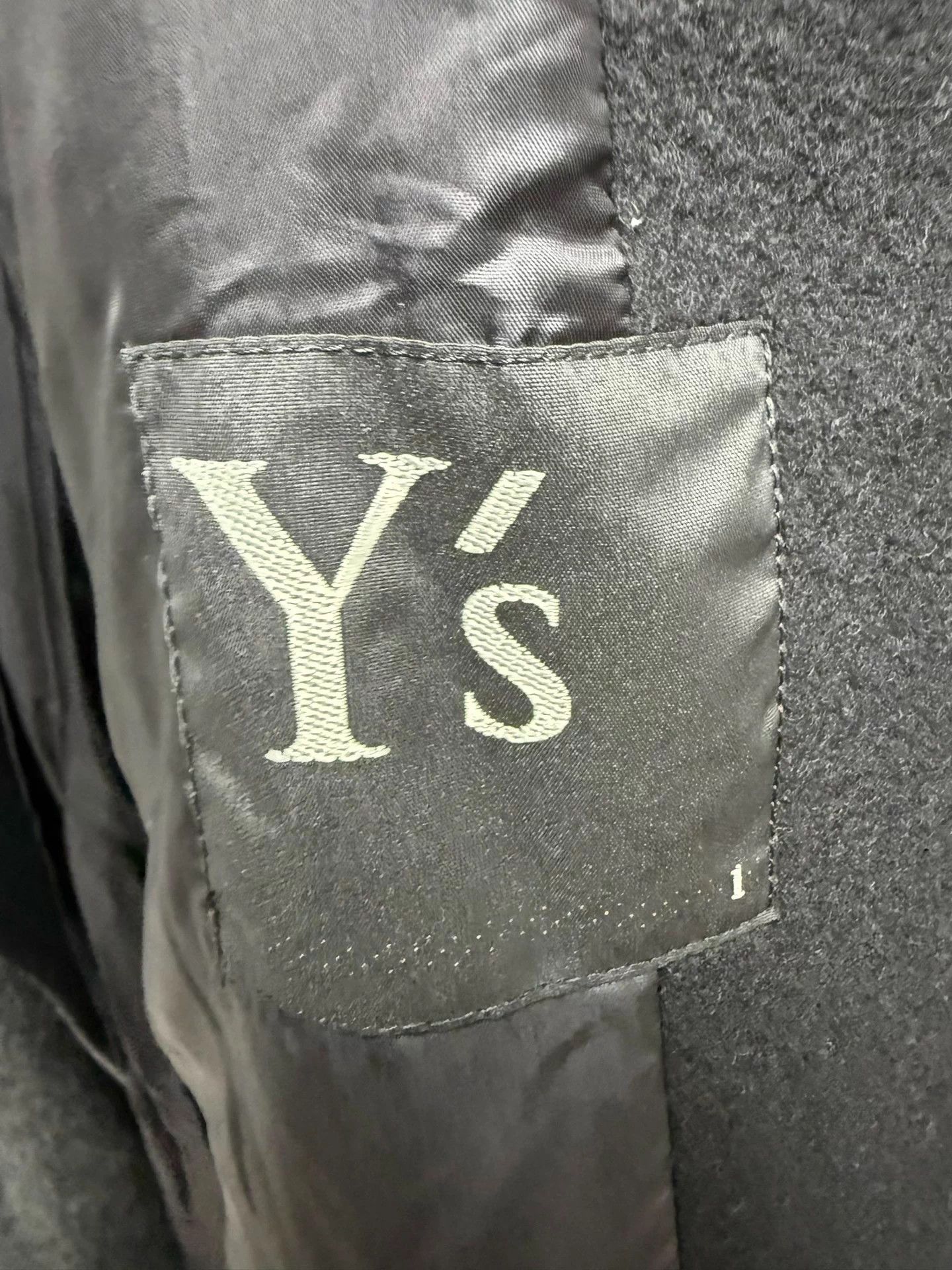 Yohji Yamamoto Yohji Yamamoto Y's Heavy Wool Patchwork Coat (Size 1) Size US S / EU 44-46 / 1 - 6 Thumbnail