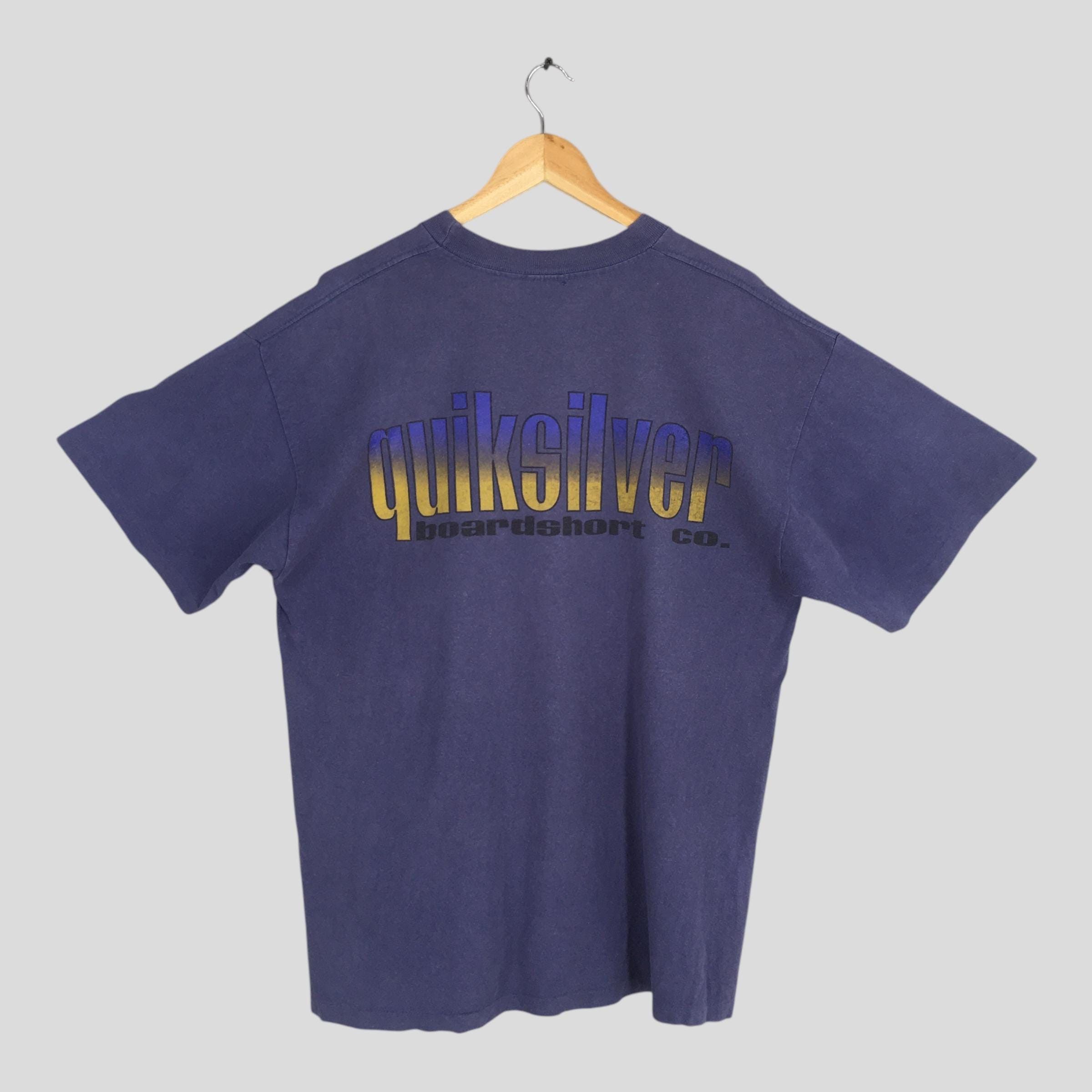 Quiksilver Vintage 90s Quiksilver Boardshort Co Tshirt XLarge Size US XL / EU 56 / 4 - 1 Thumbnail