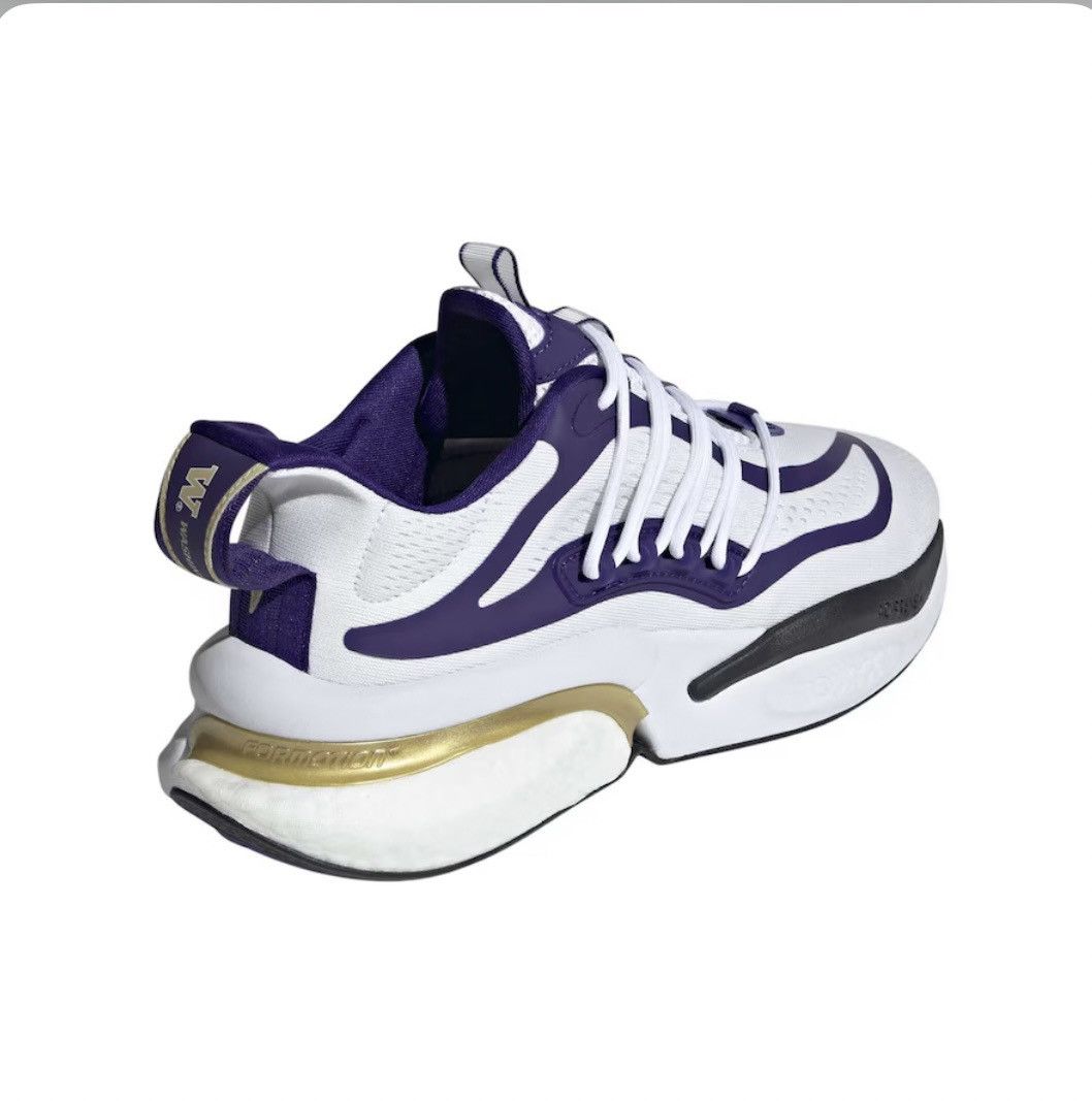 Adidas Adidas Alphaboost V1 Washington Huskies Size US 12 / EU 45 - 4 Thumbnail