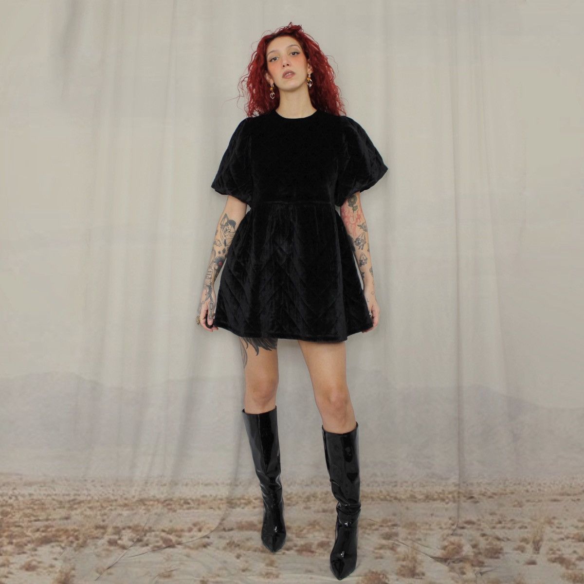 Other 🎁BALOON VELVET DRESS🎁 Size M / US 6-8 / IT 42-44 - 1 Thumbnail