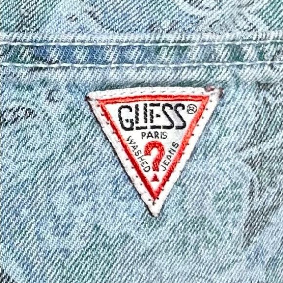 Guess Vintage Retro 80s Guess Georges Marciano Paisley Mini Skirt Size 30" / US 8 / IT 44 - 4 Thumbnail