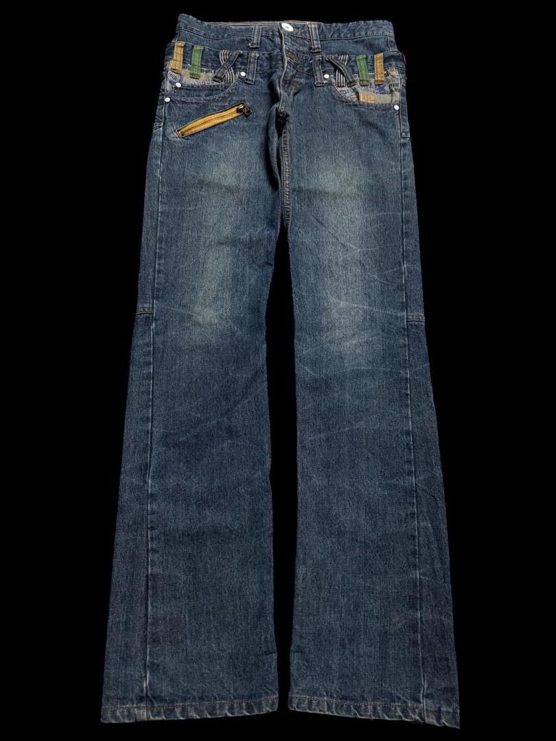 Seditionaries Vintage DoubleFocus Double Waist Zipper Style Mudwash Rare Size US 31 - 2 Thumbnail
