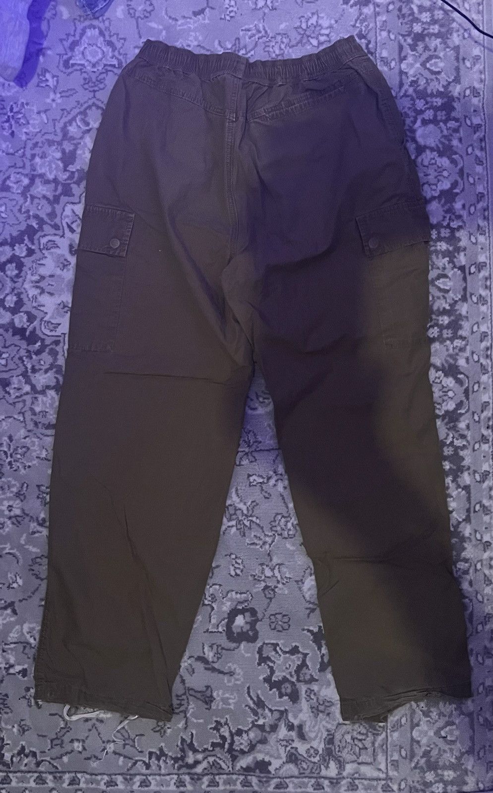 Stussy × Vintage Stussy Ripstop Cargo Beach Pant - Olive Size US 36 / EU 52 - 2 Thumbnail