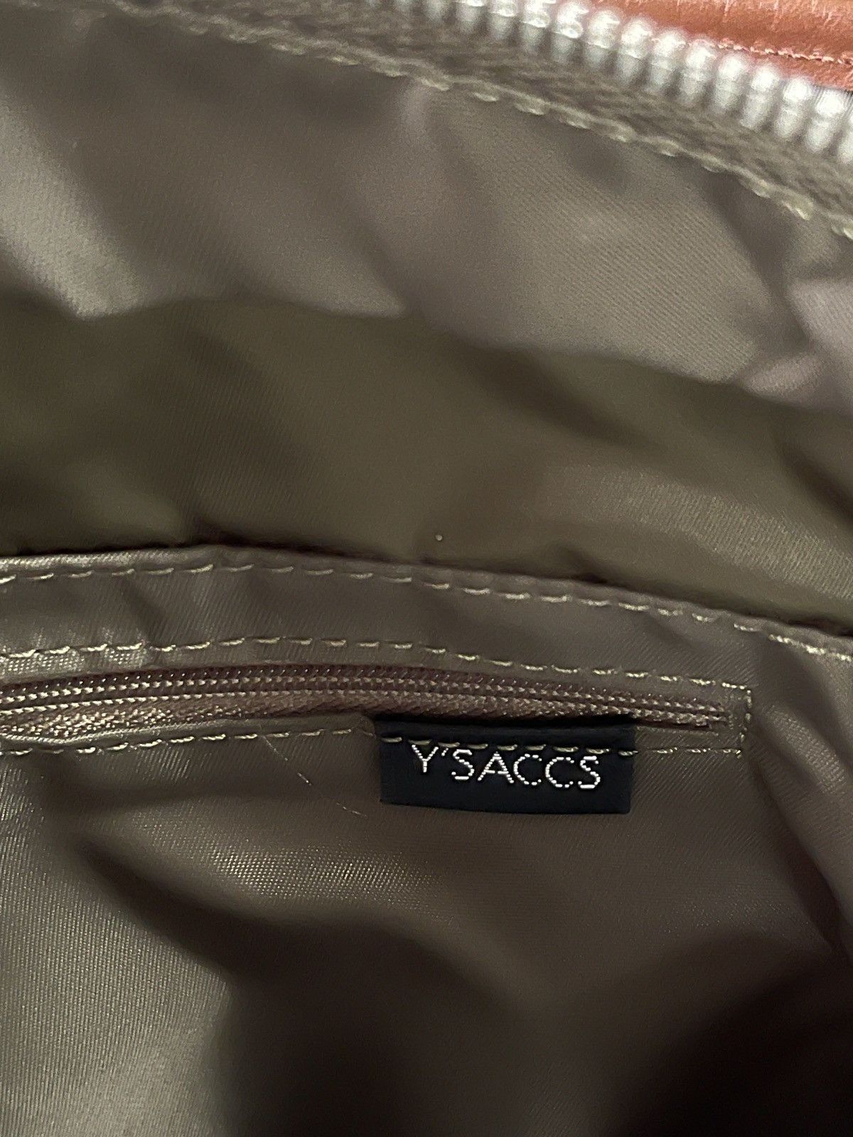 Yohji Yamamoto 2000's Yohji Yamamoto Y’saccs Nylon Hobo Bag Size ONE SIZE - 8 Thumbnail