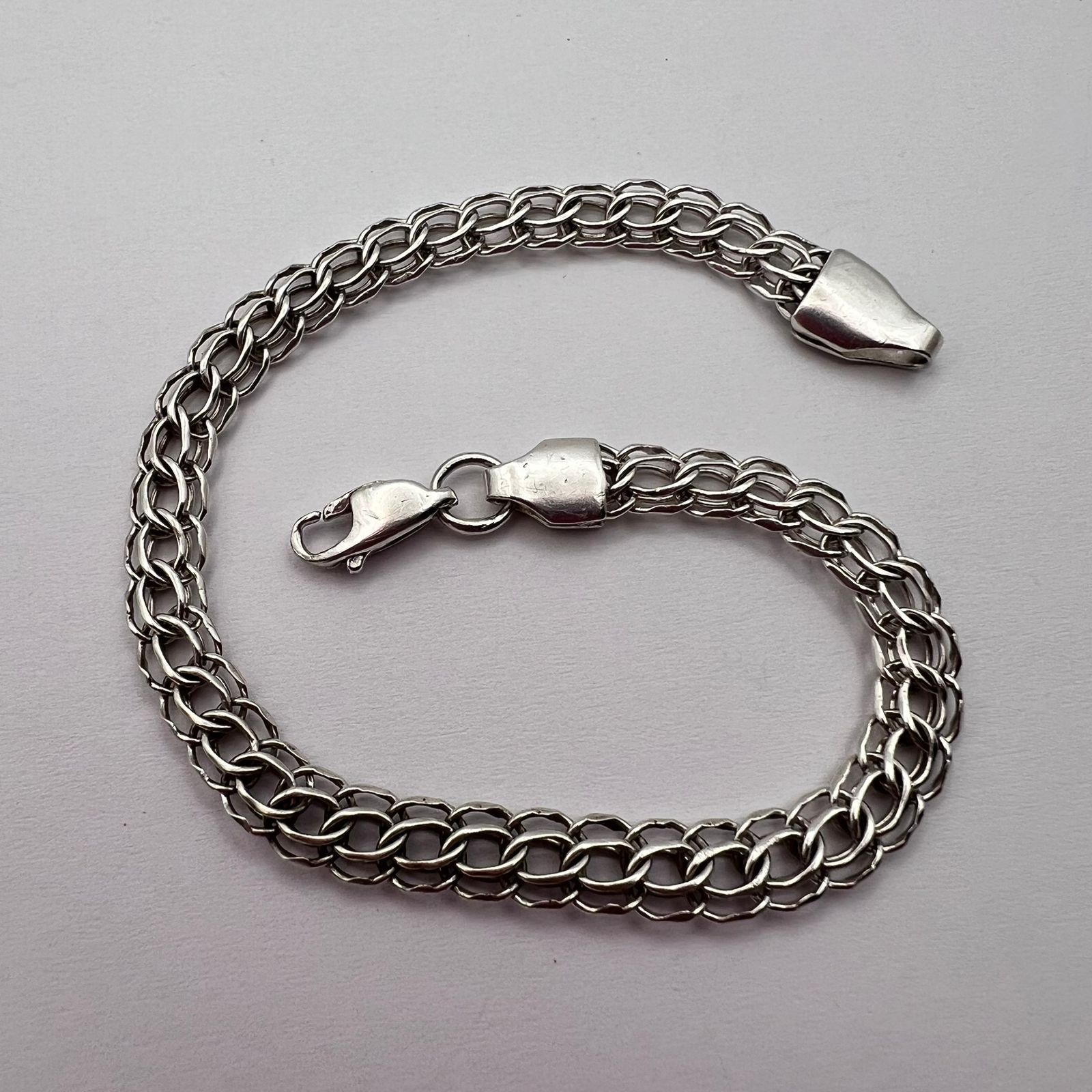 Sterling Silver Vintage 925 Sterling Silver Bracelet Jewelry 7.3g Size ONE SIZE - 1 Thumbnail