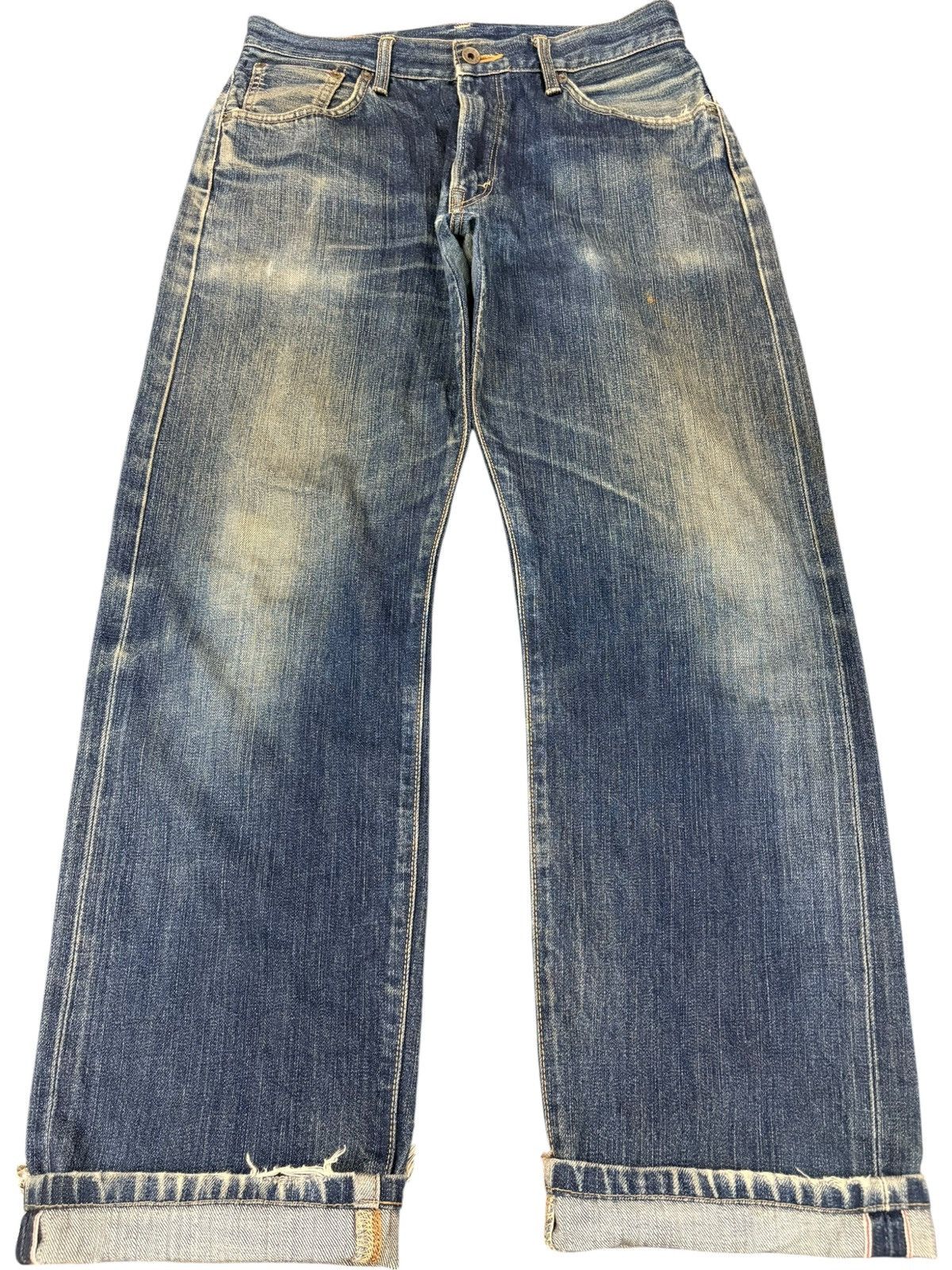 Edwin Vintage Edwin 505 Selvedge Mud Wash Loose Baggy Jeans Size US 31 - 1 Thumbnail
