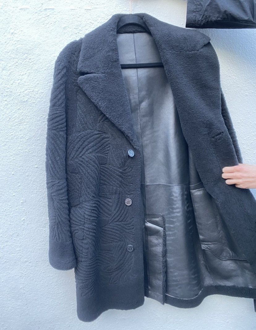 Louis Vuitton Shearling Leather Coat Size US M / EU 48-50 / 2 - 5 Thumbnail