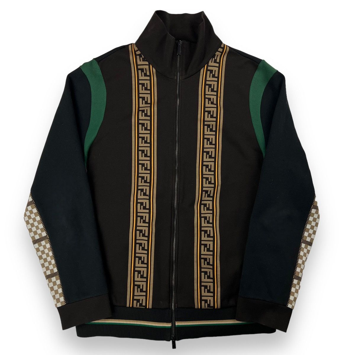 Fendi Fendi FF Panelled Track Jacket Size US XL / EU 56 / 4 - 2 Thumbnail