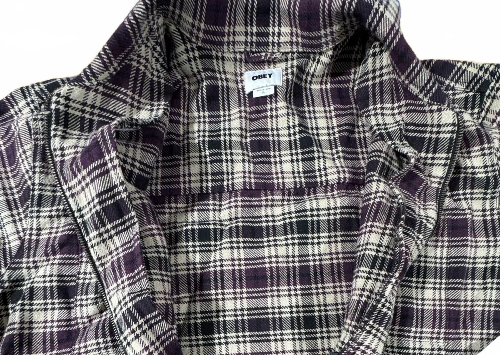 Obey Obey Plaid Long Sleeve Shirt Jacket XL Size US XL / EU 56 / 4 - 3 Thumbnail