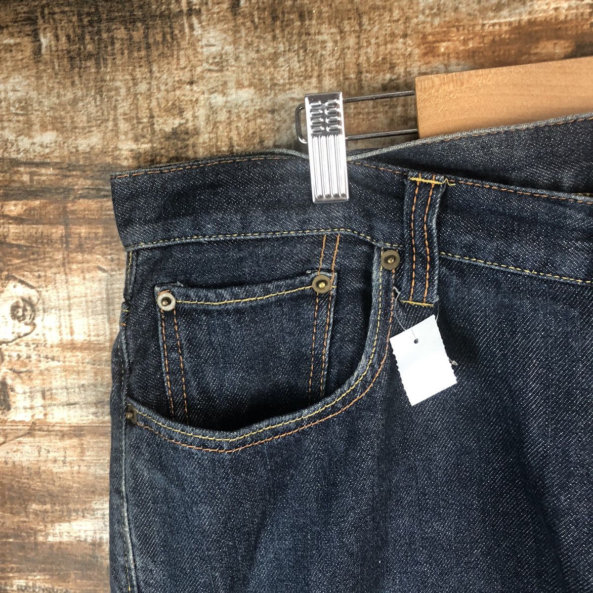 Japanese Brand DL Real Standard Blue Denim Pants #C269 Size US 35 - 7 Thumbnail