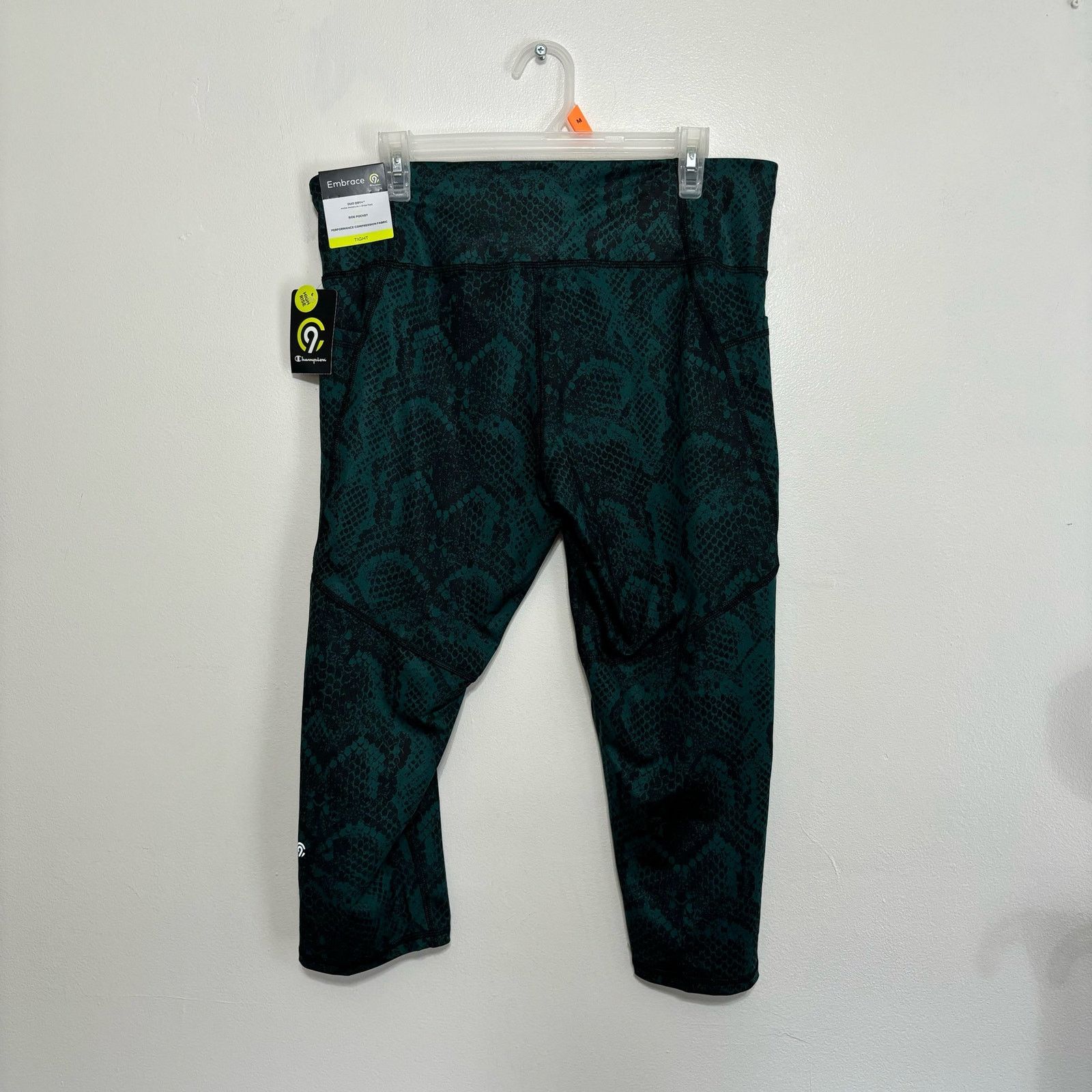 Other Champion C9 Duo Dry Green and Black Leggings XXL NWT Size 34" / US 12 / IT 48 - 1 Thumbnail