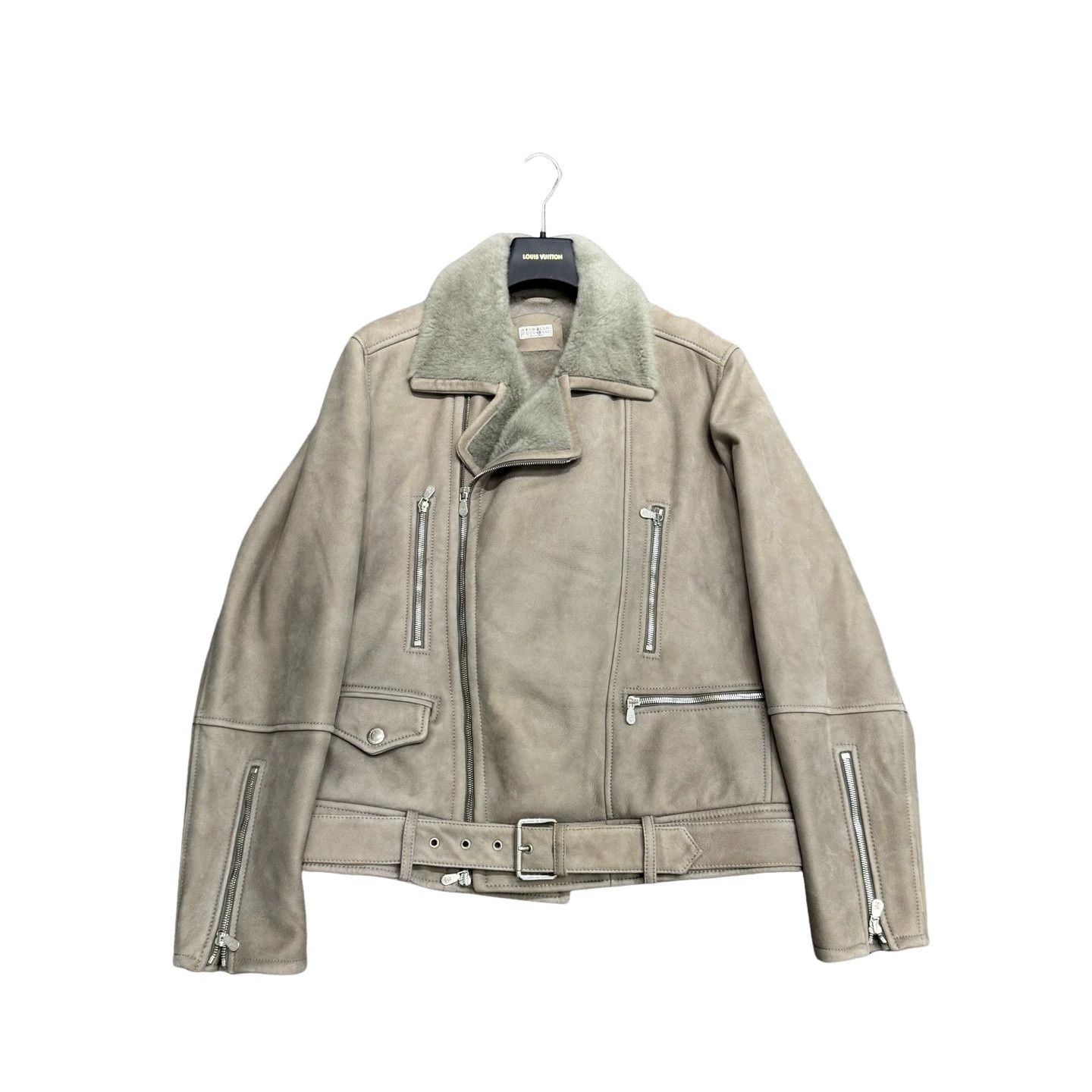 Brunello Cucinelli Brunello Cucinelli Shearling Leather Jacket Size M Size US M / EU 48-50 / 2 - 1 Thumbnail