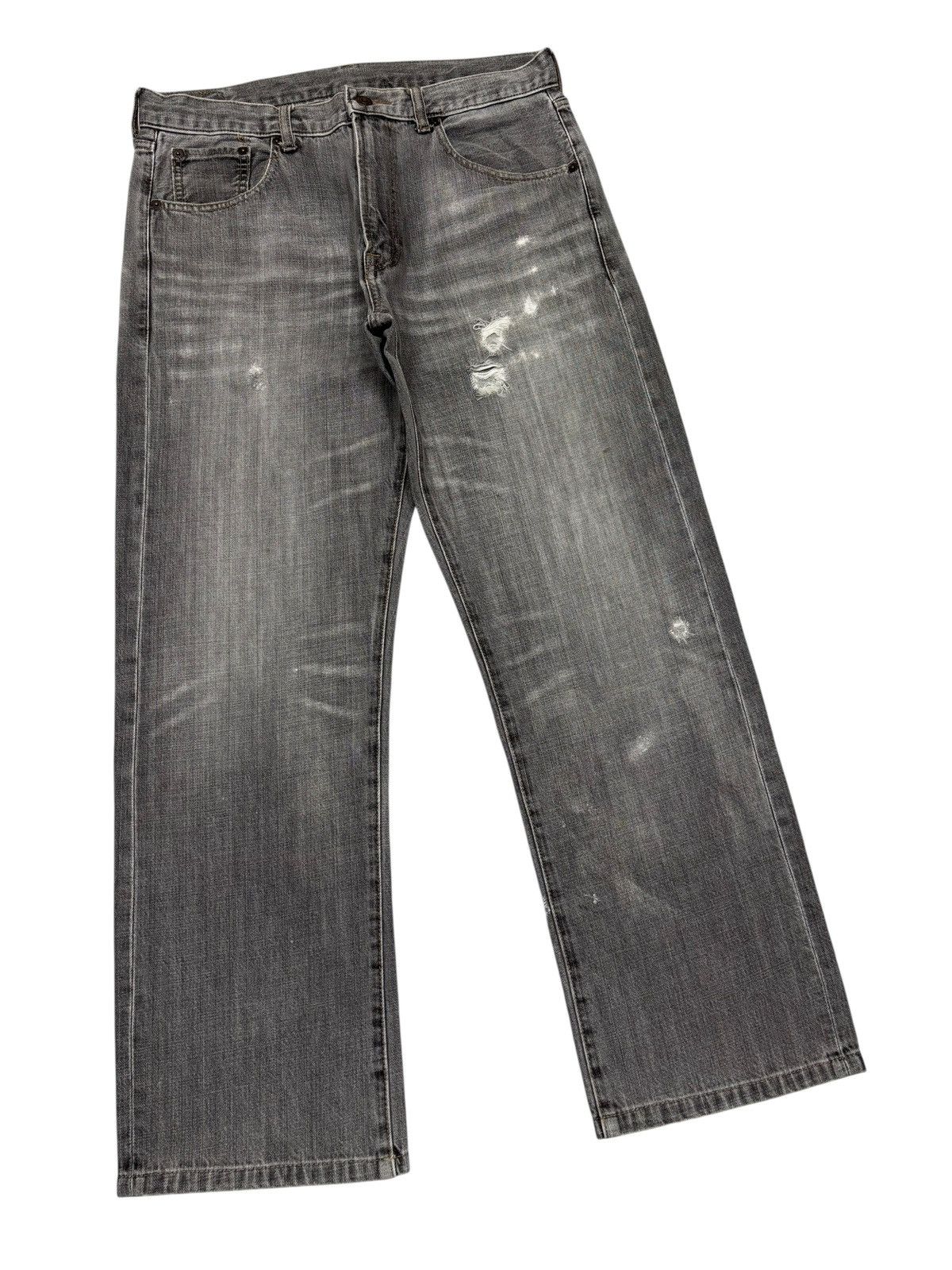 Hysteric Glamour Vintage Villand Faded Black Japanese Style Distressed Denim Size US 33 - 3 Thumbnail