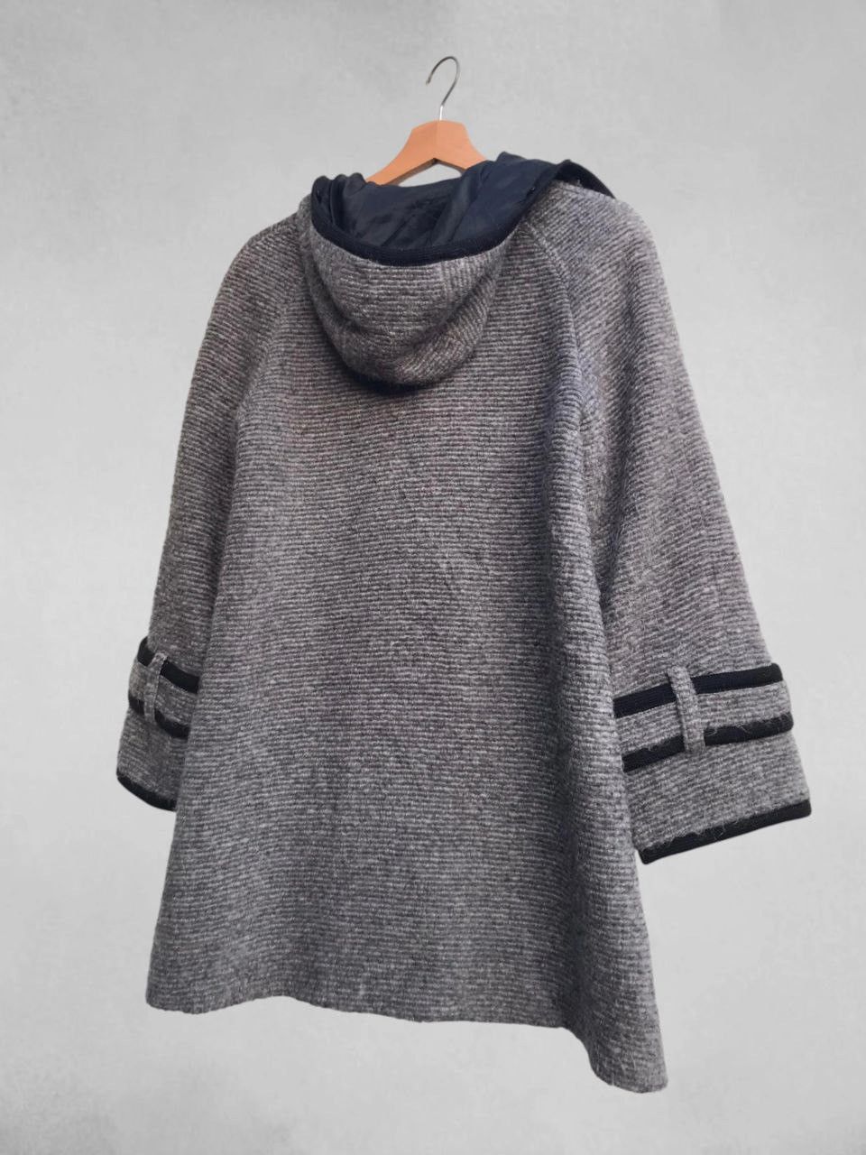 Lanvin Lanvin en Bleu Mohair Coat Size XS / US 0-2 / IT 36-38 - 6 Thumbnail