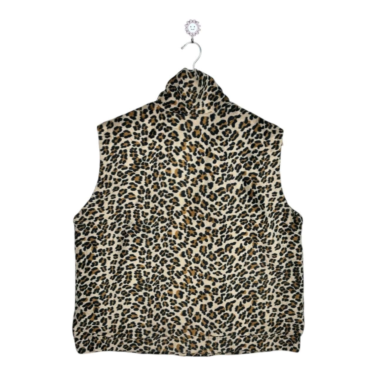 Other Vintage UNICO Milano Reversible Leopard Fleece Vest L Size US L / EU 52-54 / 3 - 2 Thumbnail