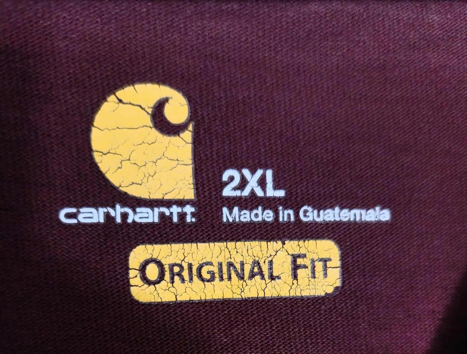 Carhartt Carhartt Shirt Mens L Burgundy Short Sleeve Original Fit #5 Size US L / EU 52-54 / 3 - 4 Thumbnail