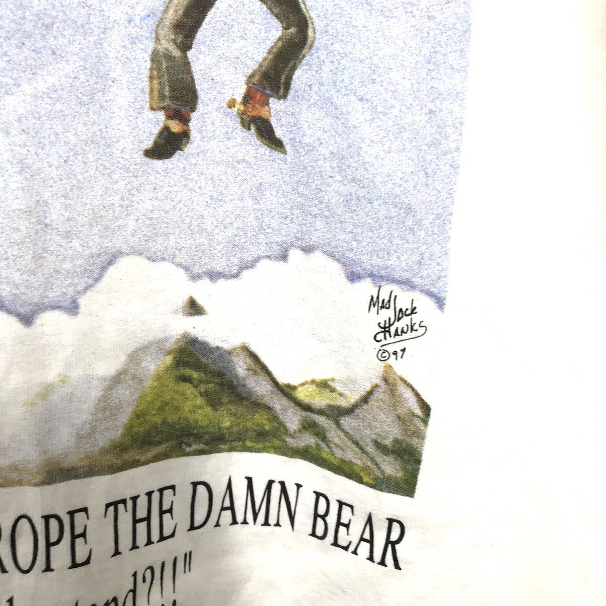 Vintage Vintage 90s Otis and bear funny movie art graphic shirt Size US XL / EU 56 / 4 - 3 Thumbnail