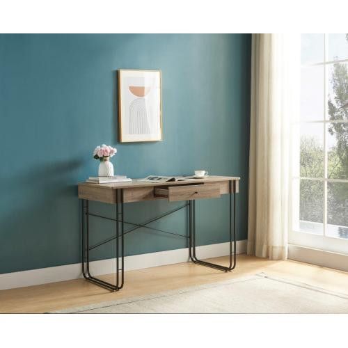 Designer × Homemade Computer Desk Writing Desk with One Drawer Metal Legs and US Size US L / EU 52-54 / 3 - 5 Thumbnail