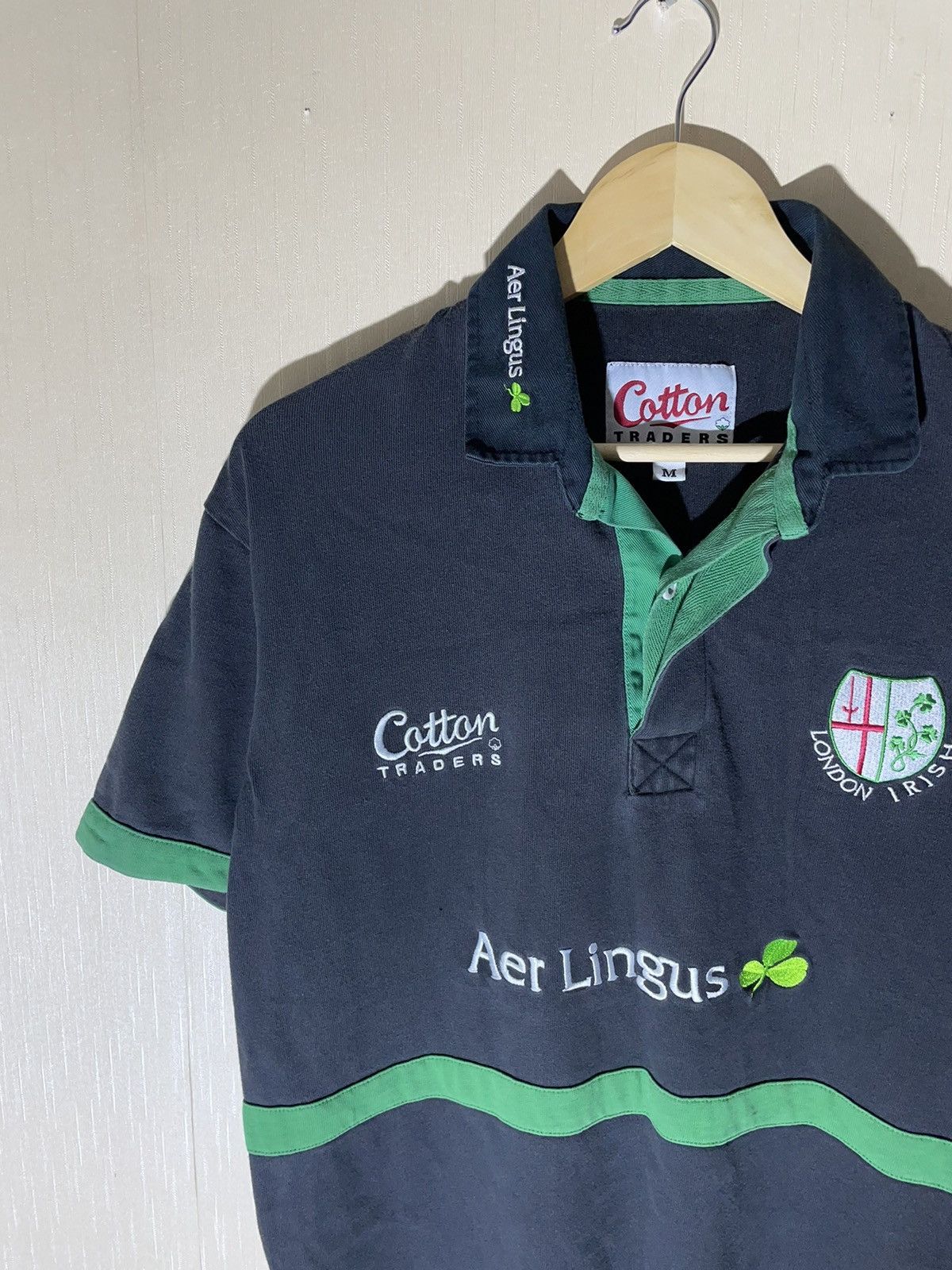 Cotton Traders × Vintage Cotton Traders London Irish 1999 vintage rugby jersey Size US M / EU 48-50 / 2 - 3 Thumbnail