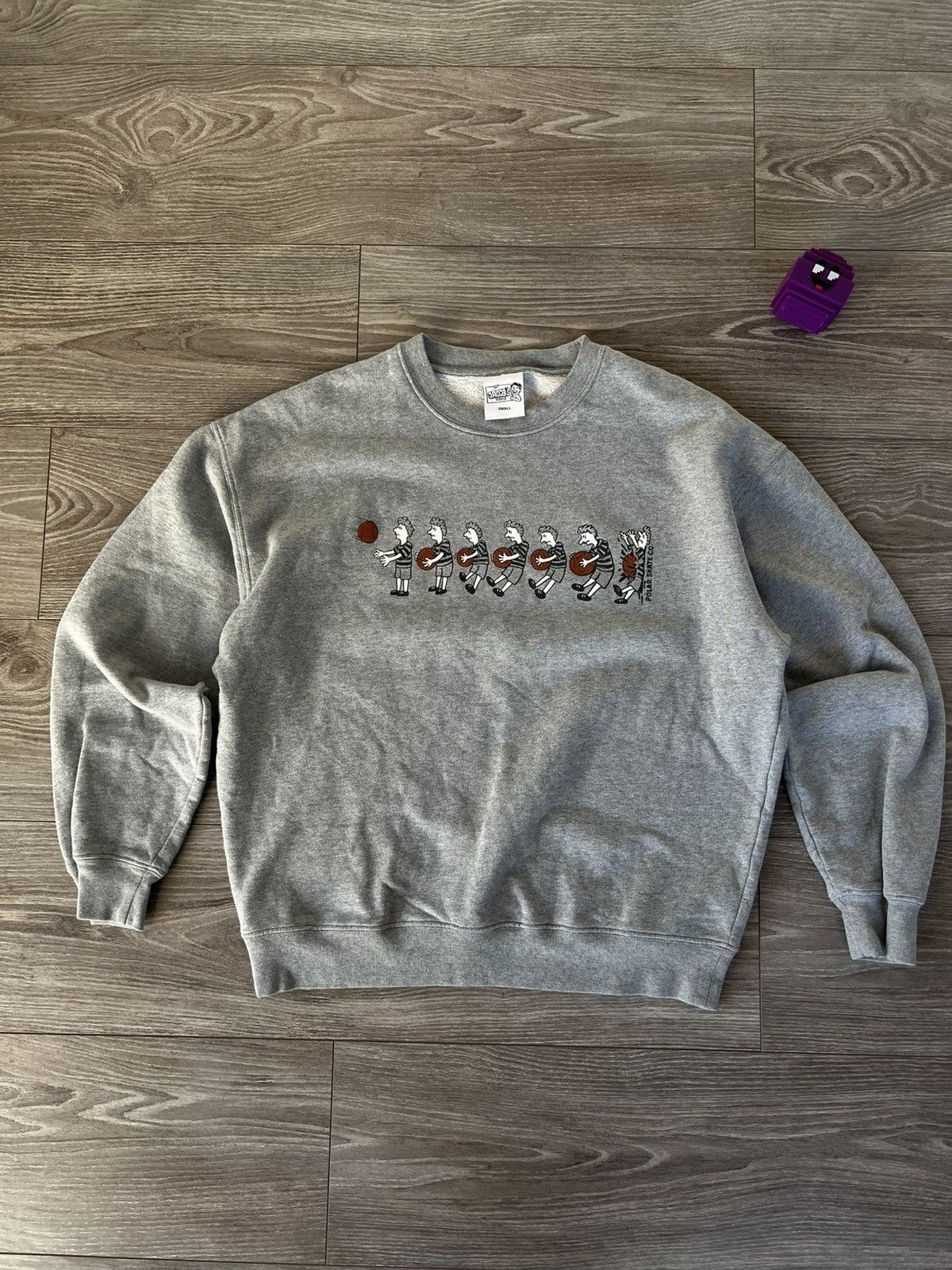 Polar Skate Co. Polar Skate Co. Archival Crew Neck SK8 Style Gray Sweatshirt Size US S / EU 44-46 / 1 - 1 Thumbnail