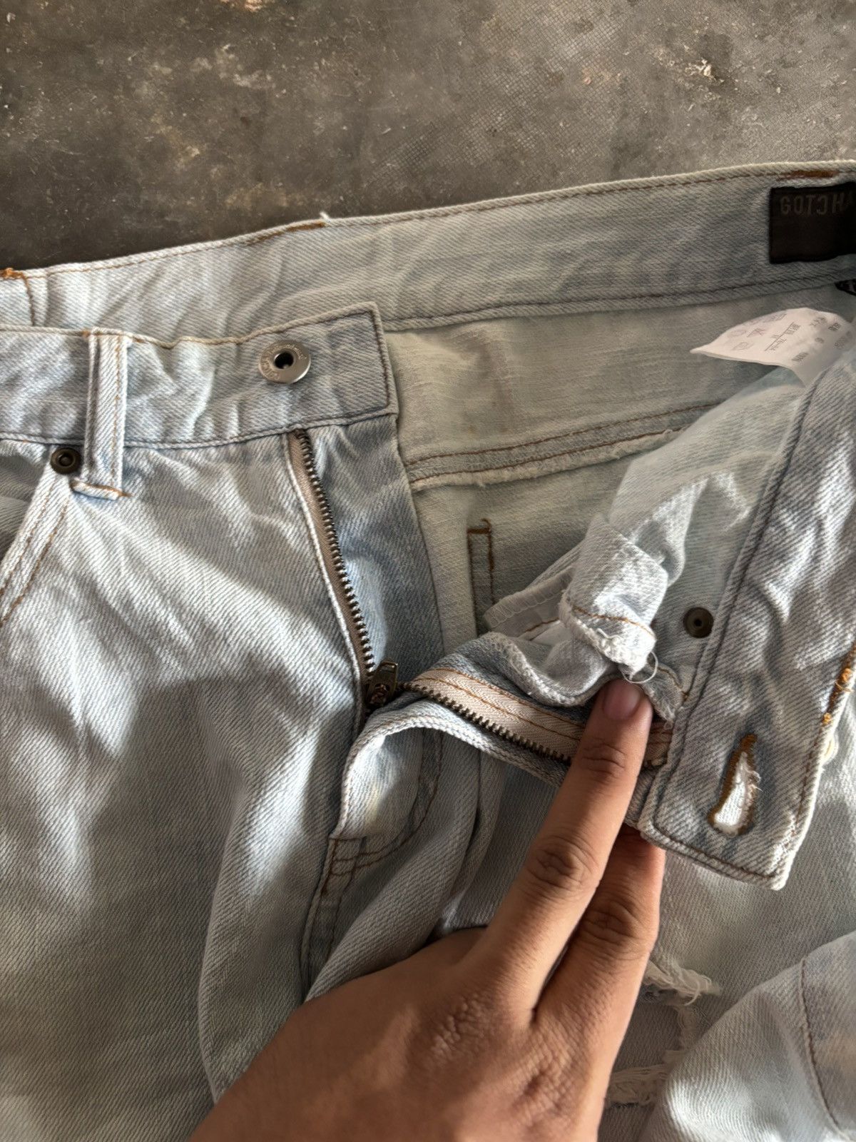 Gotcha SICK Y2K GOTCHA JORTS SHORT JEANS DOPE DESIGN Size US 30 / EU 46 - 4 Thumbnail