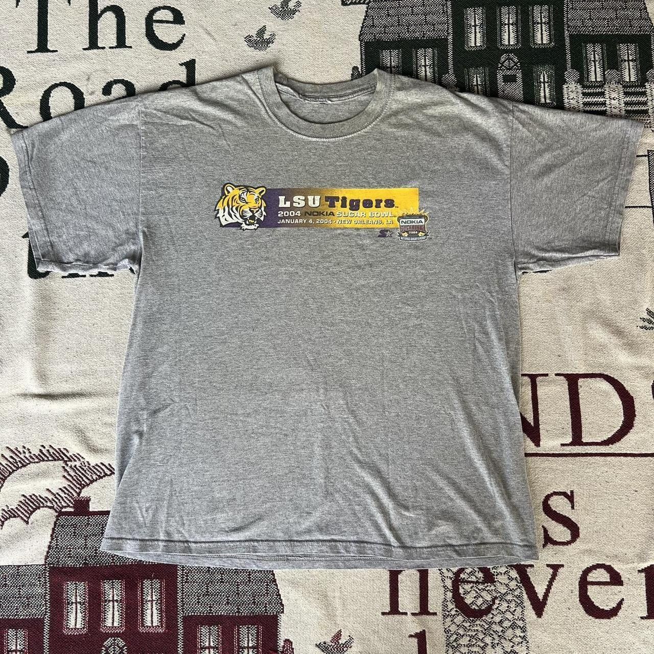 Vintage Crazy Vintage 2000s/Y2K 2004 LSU Tigers Nokia Sugar Bowl National Championship Starter Graphic Shirt Size US XL / EU 56 / 4 - 2 Thumbnail