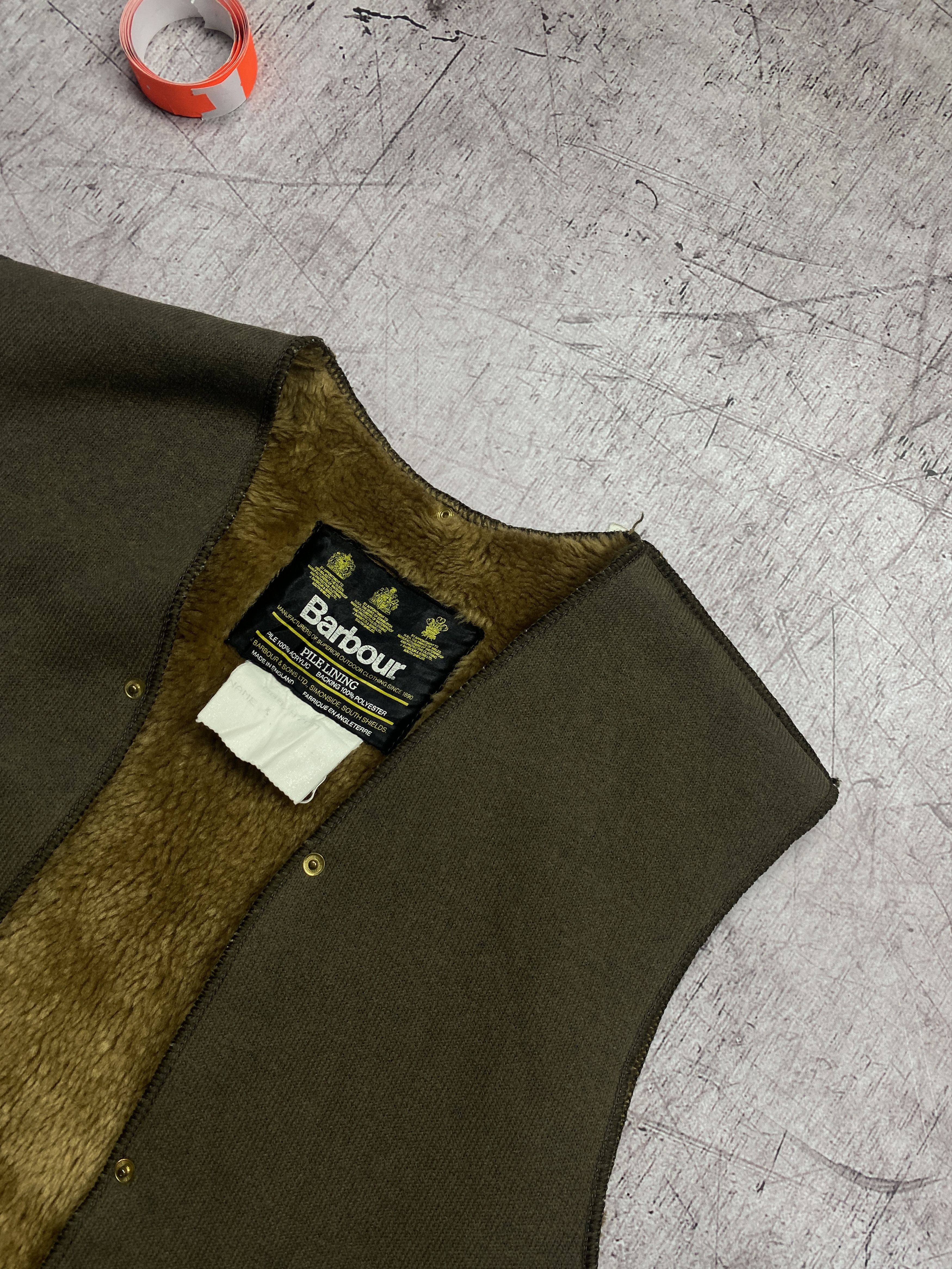 Barbour × Vintage Barbour Vintage Pile Lining Vest Size US M / EU 48-50 / 2 - 2 Thumbnail