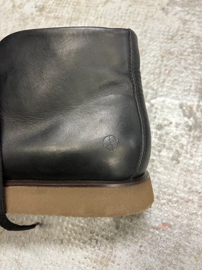 Giorgio Armani Giorgio Armani Black Leather Pony Hair Boots Size US 8.5 / EU 41-42 - 8 Thumbnail