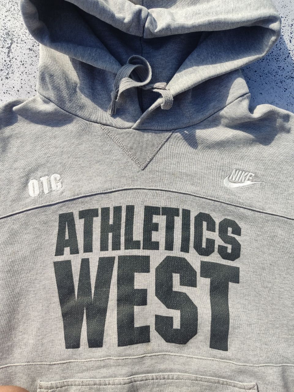 Nike × Vintage Vintage Nike Boxy Hoodie Big Logo Grey Y2K USA Size US L / EU 52-54 / 3 - 2 Thumbnail