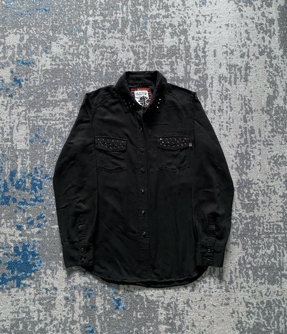 If Six Was Nine × Japanese Brand × Le Grande Bleu (L.G.B.) Hk Works London Studded Shirt Size US M / EU 48-50 / 2 - 1 Thumbnail