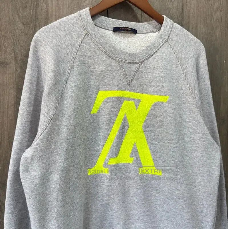 Louis Vuitton Louis Vuitton Gray Leather Sweatshirt for Men . Size US L / EU 52-54 / 3 - 5 Thumbnail