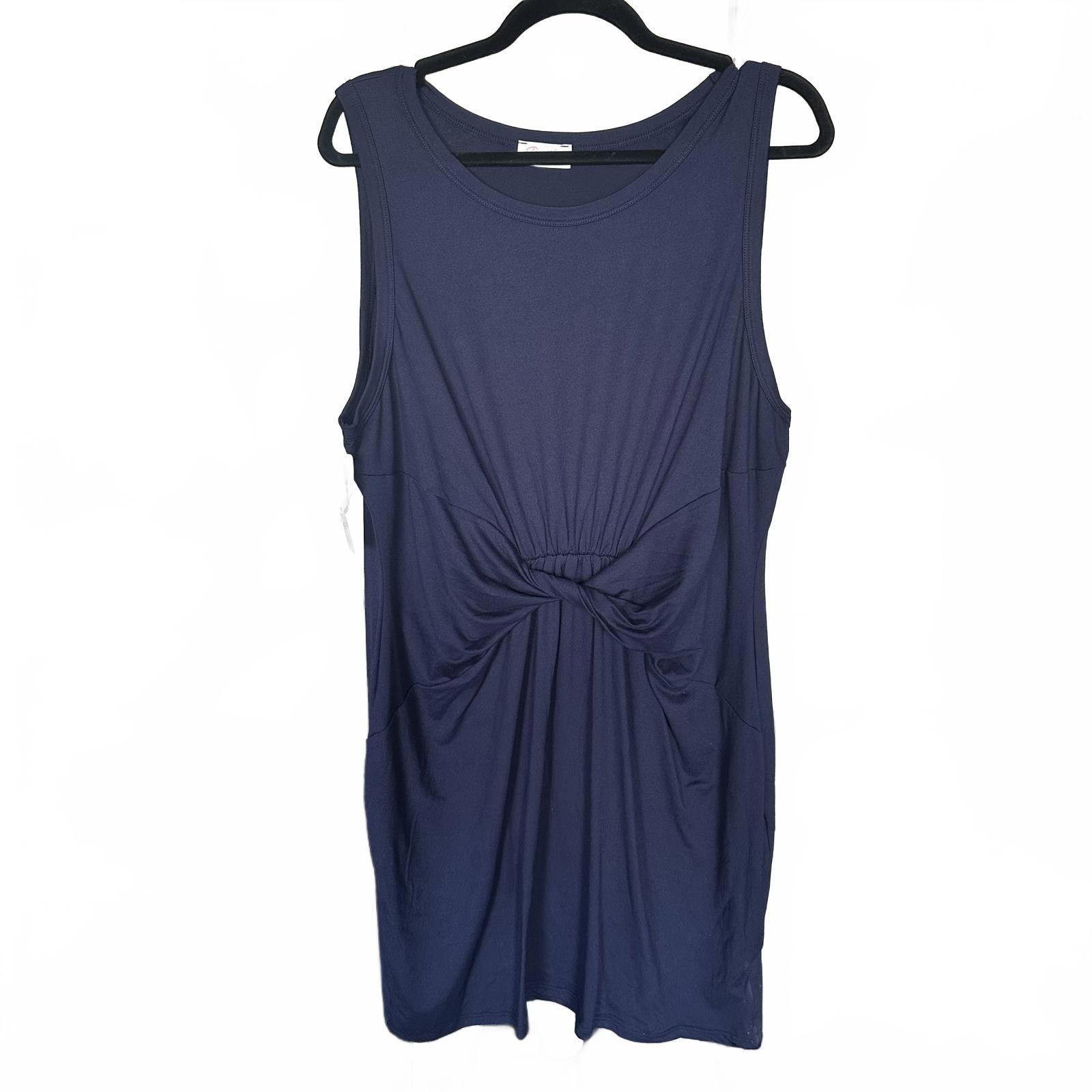 Designer NWT Pink Lily Stylish Sleeveless Twist dress - *runs small* Size XXL / US 16-18 / IT 52-54 - 1 Preview