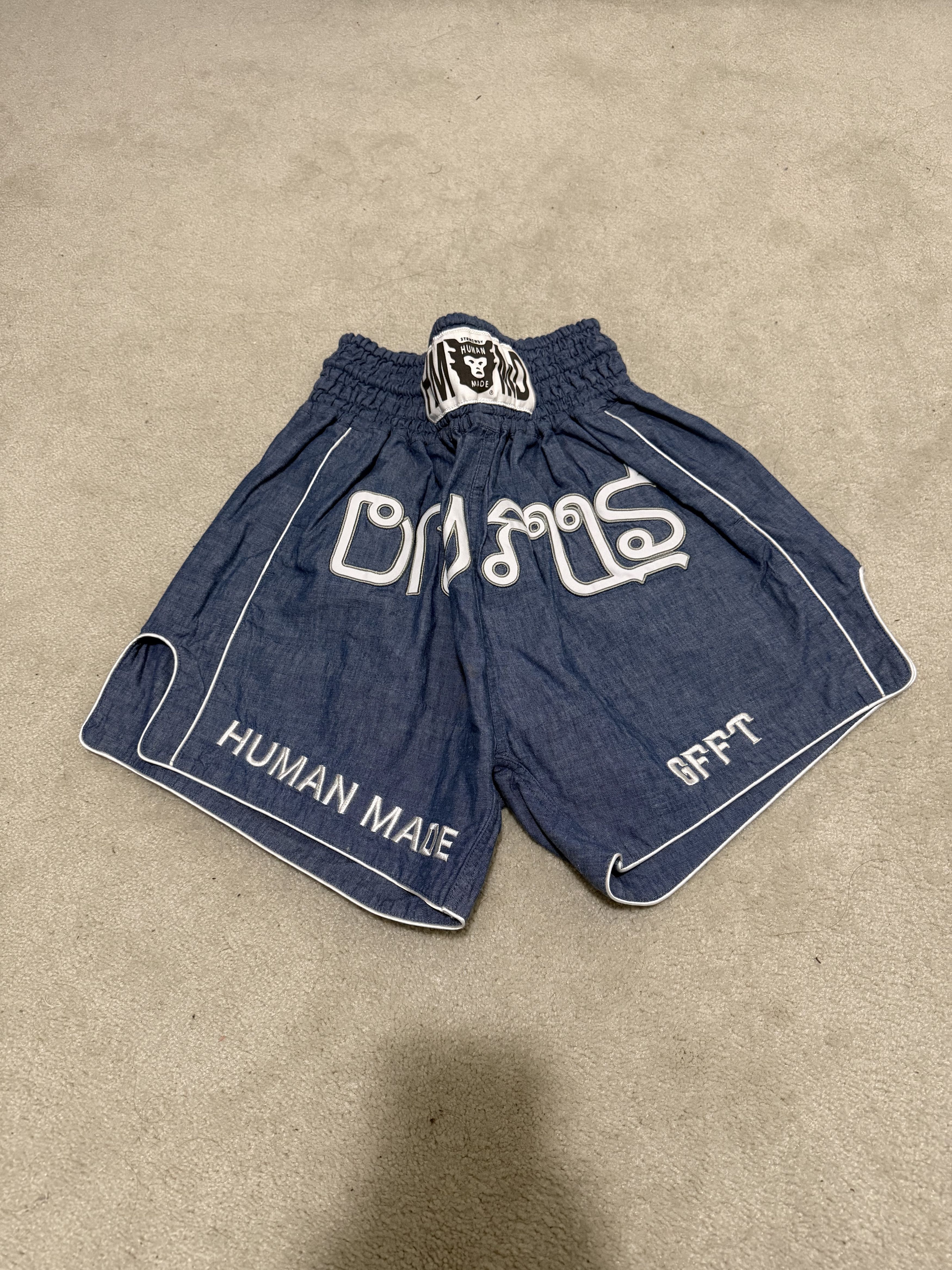 Human Made Human Made Mai Thai Short Blue Linen Size US 30 / EU 46 - 1 Thumbnail