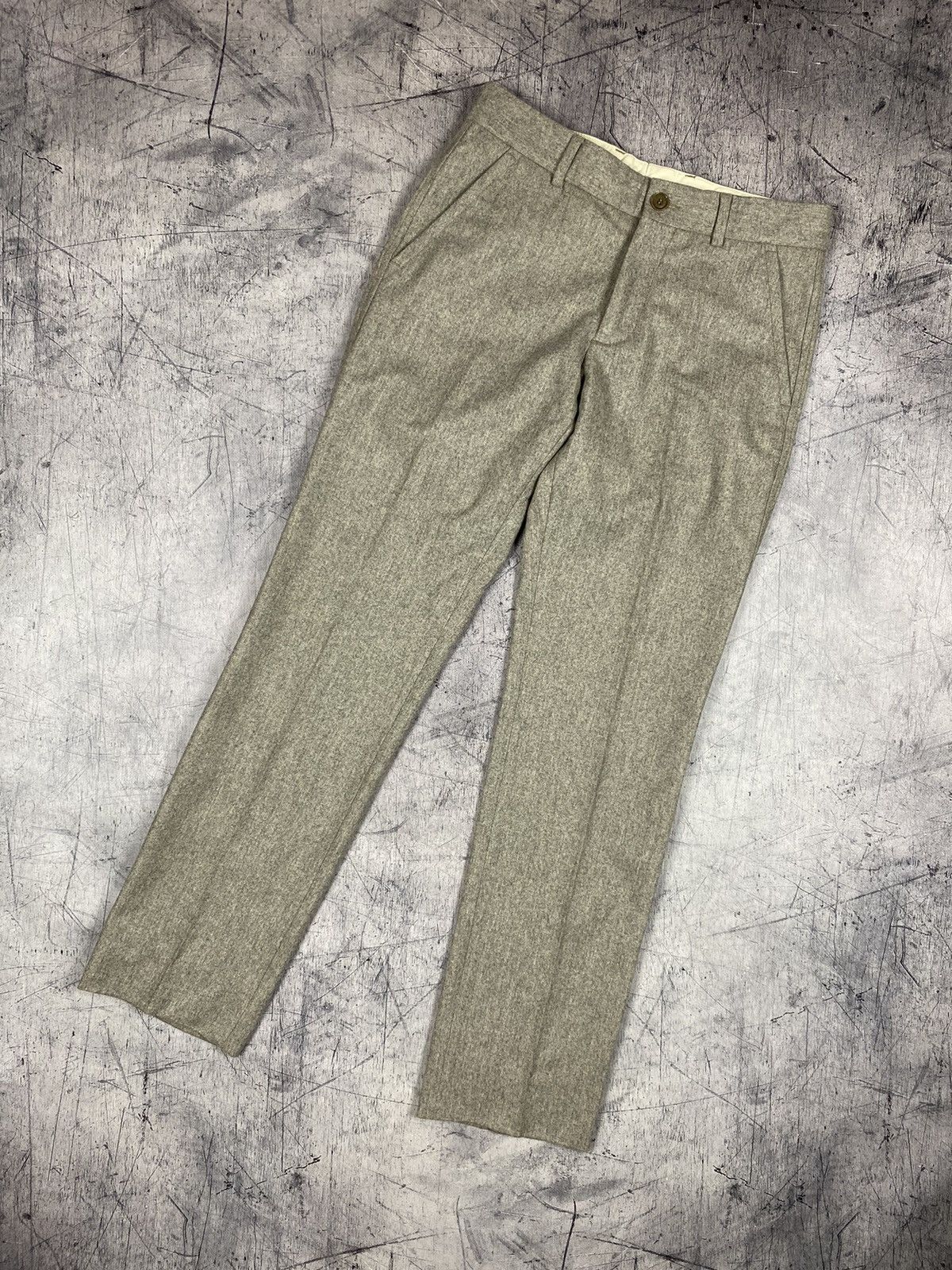 Moncler × Vintage Vintage Moncler Luxury Designer Wool Chino Pants Size 26" / US 2 / IT 38 - 2 Thumbnail