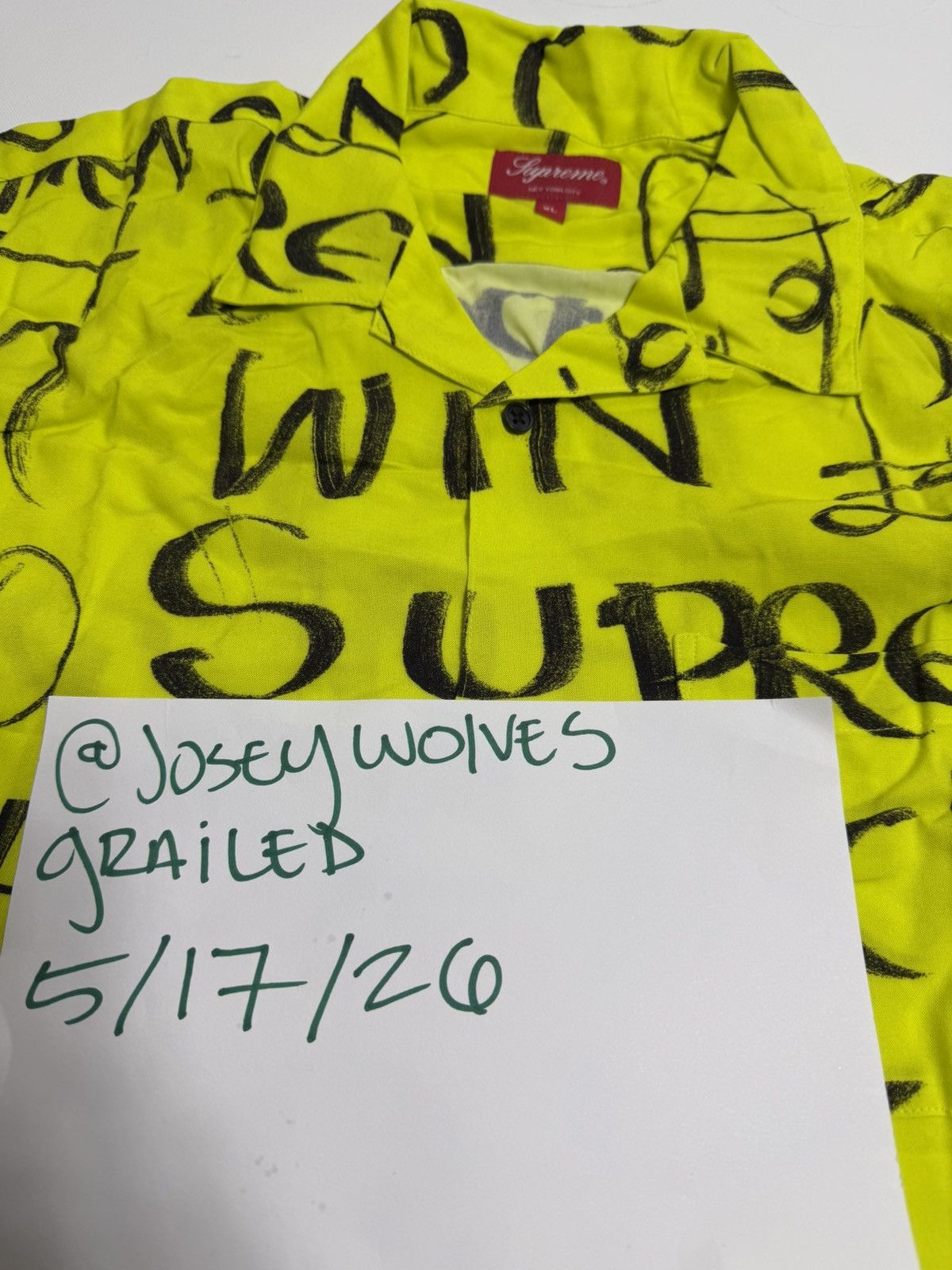Supreme Supreme Black Ark Rayon S/S Shirt Size US XL / EU 56 / 4 - 3 Thumbnail