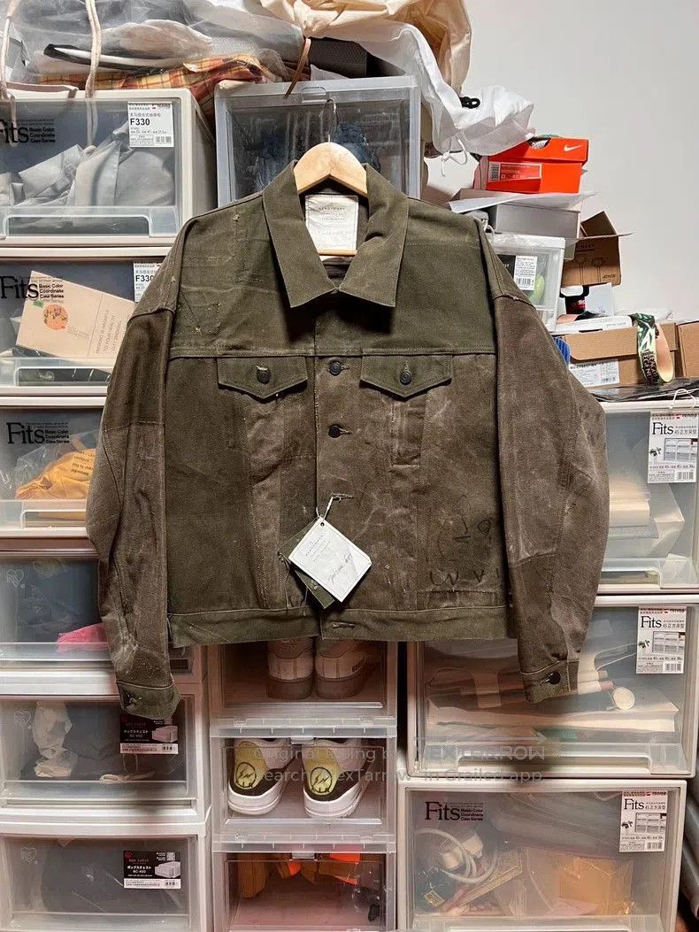 READYMADE Remade Military Fabric Utility Jacket. Size US S / EU 44-46 / 1 - 1 Thumbnail