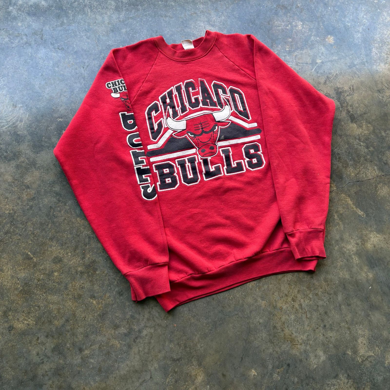 NBA Crazy Vintage Chicago Bulls Sweatshirt Size US XL / EU 56 / 4 - 2 Thumbnail