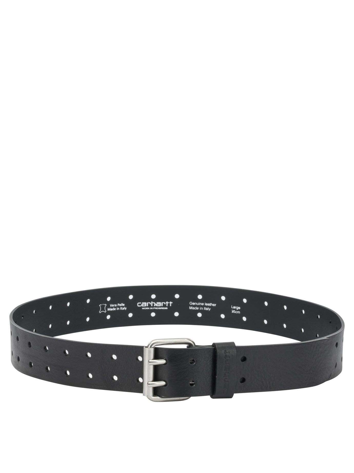 Carhartt Wip Double Script Leather Belt Size ONE SIZE - 1 Thumbnail