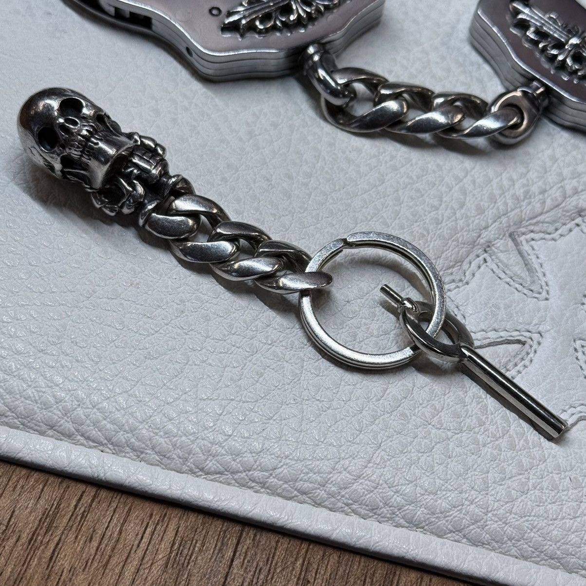 Chrome Hearts CHROME HEARTS STERLING SILVER HANDCUFFS WITH FOTI KEYCHAIN Size ONE SIZE - 2 Thumbnail