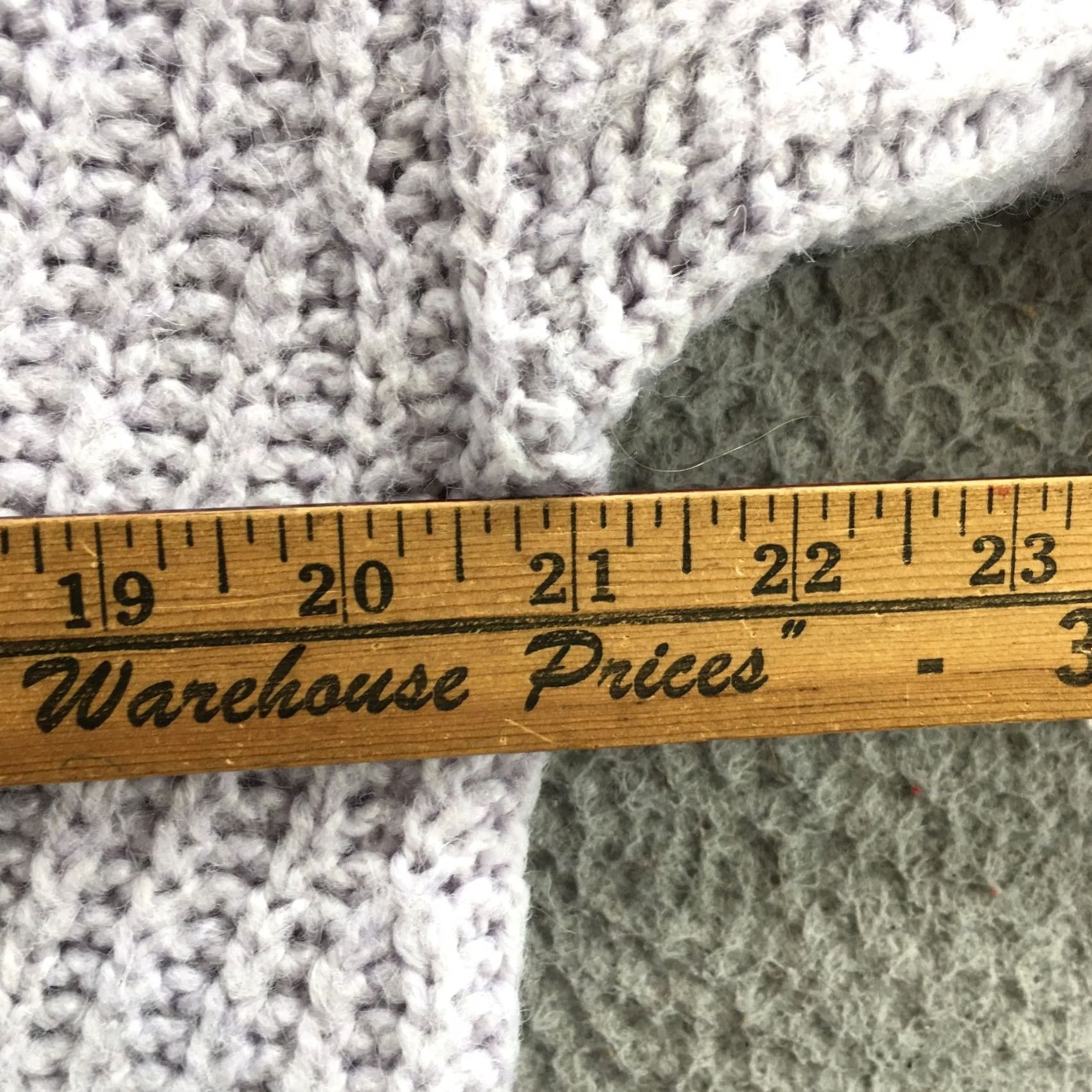 American Eagle Outfitters American Eagle Outfitters Sweater Womens M Lavender Gray Ribbed Knit Mock Neck Pullover Size M / US 6-8 / IT 42-44 - 5 Thumbnail