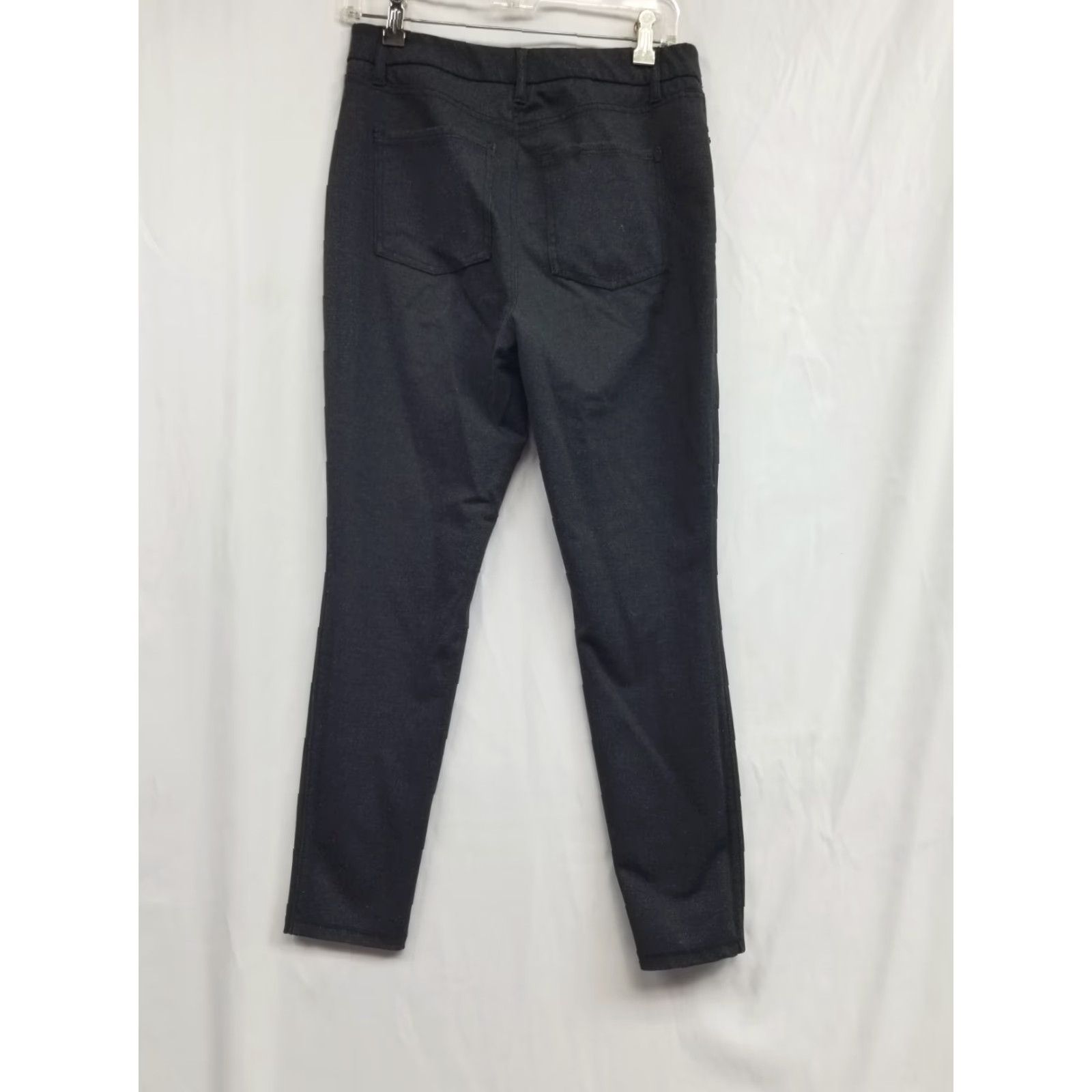 White House Black Market White House Black Market Women's Pants Skinny High Rise Slim Inseam 28 in Size 6 Gray Blue Pattern Solid Dress Pants Size 28" / US 6 / IT 42 - 2 Thumbnail