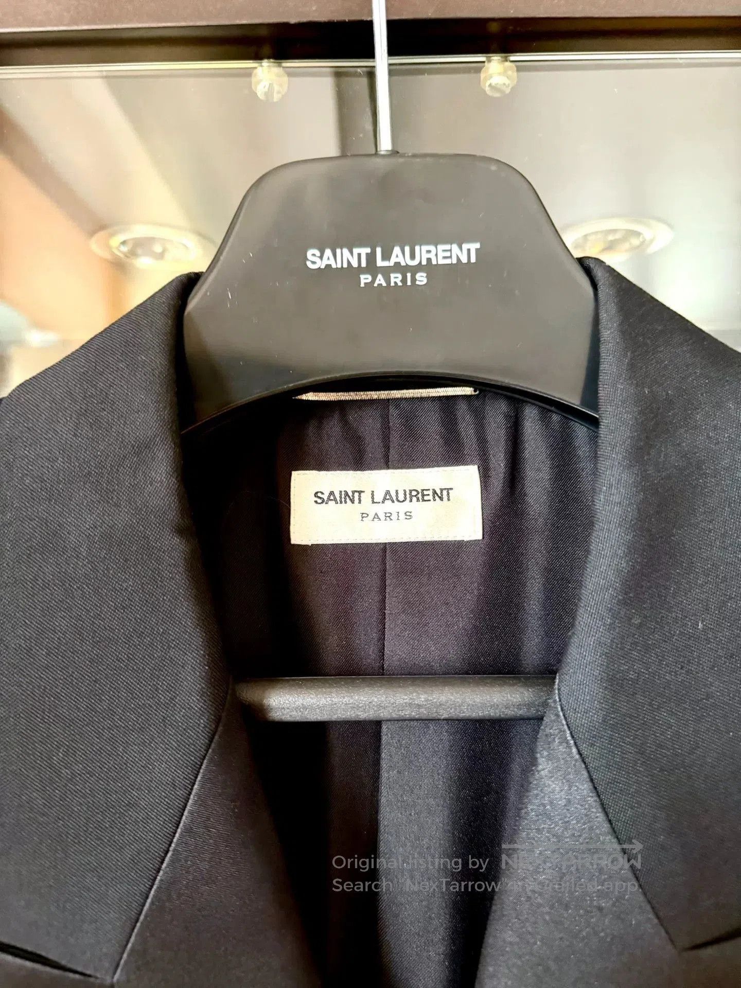 Saint Laurent Paris saint laurent black satin double-breasted blazer. Size US S / EU 44-46 / 1 - 3 Thumbnail